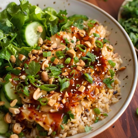 Salade de Riz Croustillant Satay