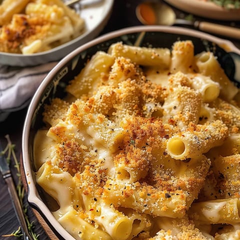 Rigatoni au Mac & Cheese Fumé au Four