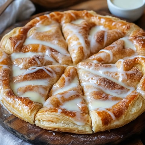 Pizza Cannelle-Sucre Express aux Croissants