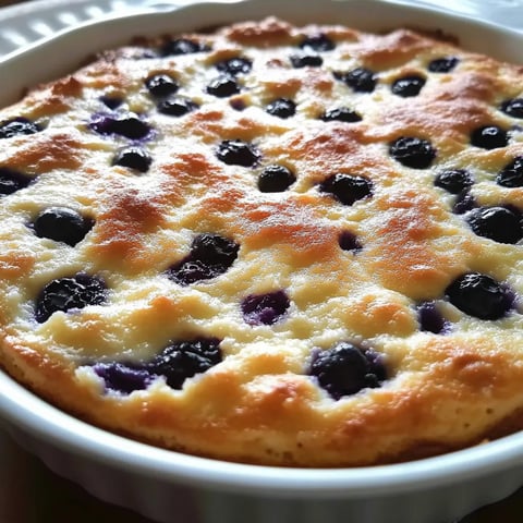 Gâteau au Fromage Cottage et Myrtilles
