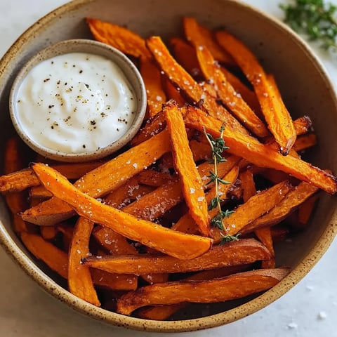 Frites de patate douce Air Fryer