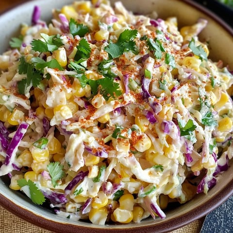 Salade de Chou façon Maïs Mexicain de Rue