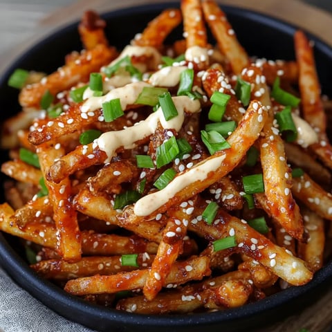 Frites Épicées à l'Ail et au Sésame