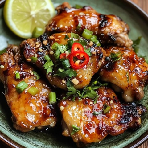 Poulet à la citronnelle vietnamien