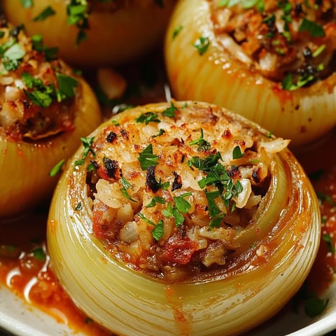 Oignons Farcis à la Grecque (Salantourmasi)
