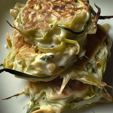 Beignets de Courgettes Croustillants et Poireaux Crémeux aux Herbes