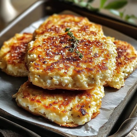 Galettes de Fromage Cottage au Four