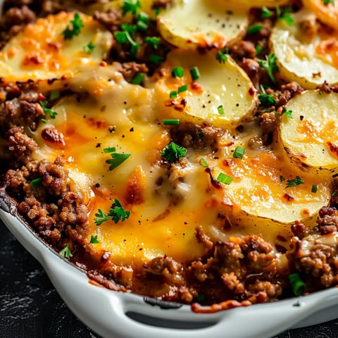 Gratin de Pommes de Terre et Bœuf Haché façon Hobo