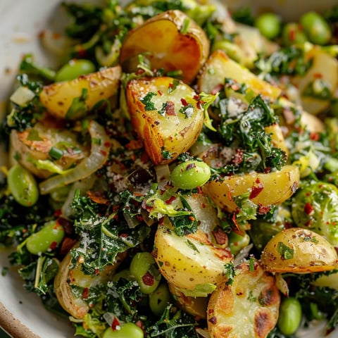 Salade de Pommes de Terre Écrasées au Poivre et Citron