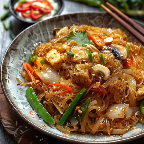 Délicieux Pad Woon Sen Végétalien