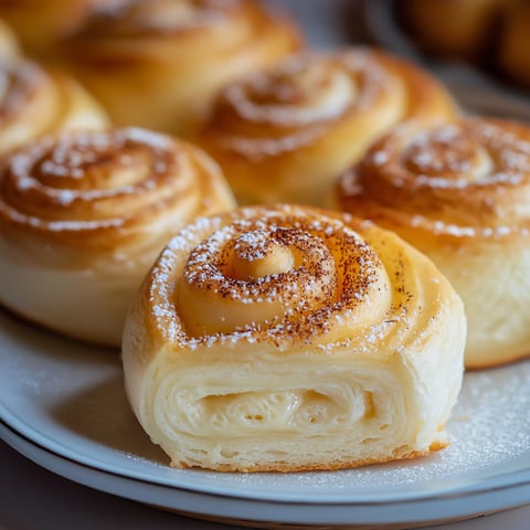 Pains roulés maison : une recette gourmande à la vanille