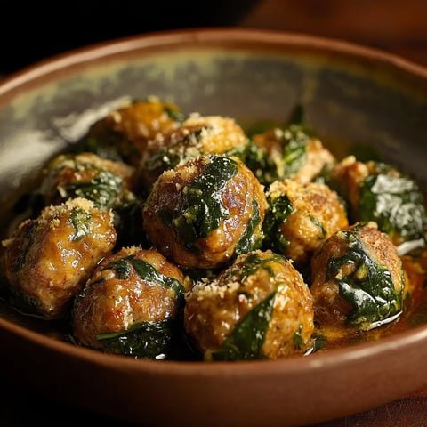 Strangolapreti du Trentin - Boulettes Italiennes au Pain et aux Épinards