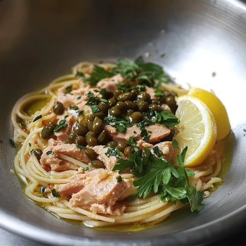 Spaghetti au Thon et aux Câpres