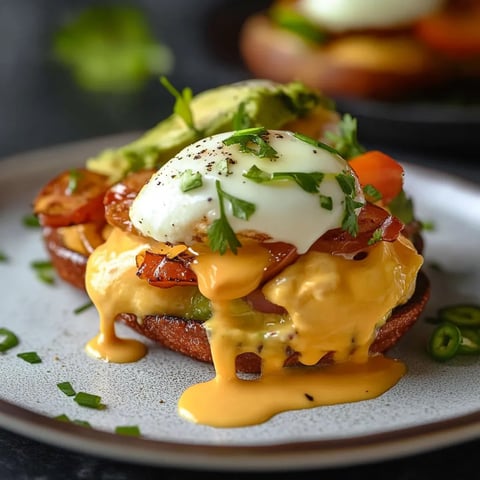 Oeufs bénédict façon mexicaine