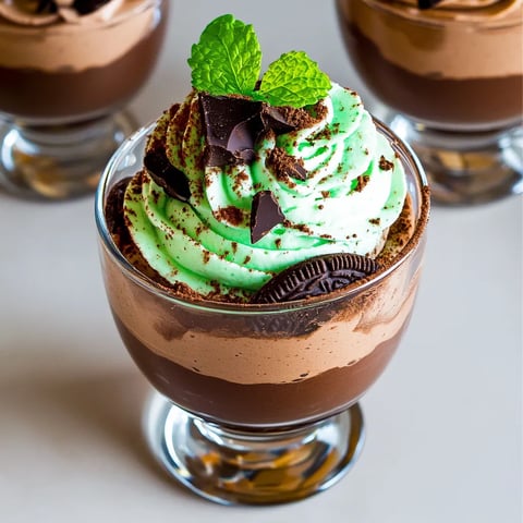 Mousse légère chocolat menthe