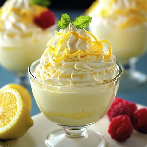 Délice mousse citron onctueuse