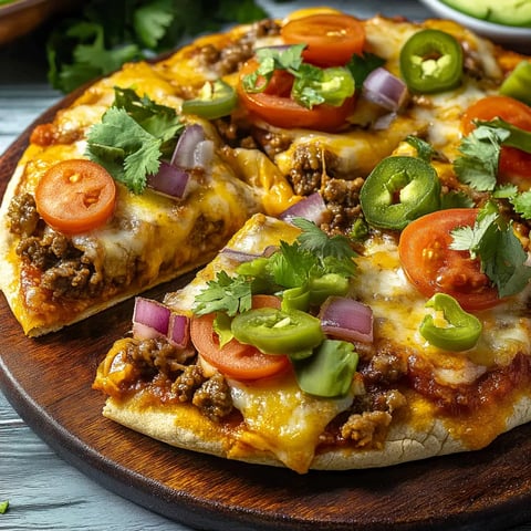 Pizza mexicaine croustillante maison