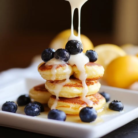 Bouchées fondantes au citron et myrtille