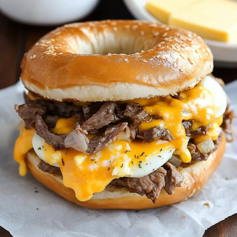 Sandwich steak œuf fromage