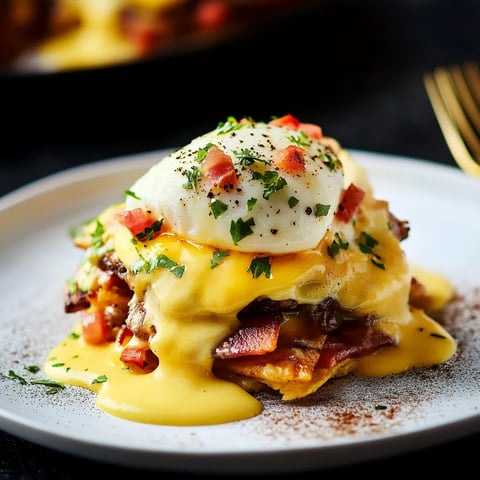 Chilaquiles et œufs bénédicte