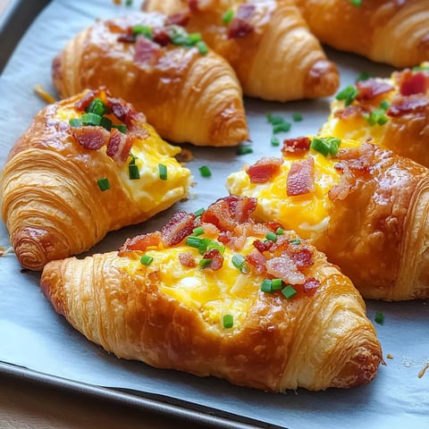 Croissants farcis pour brunch