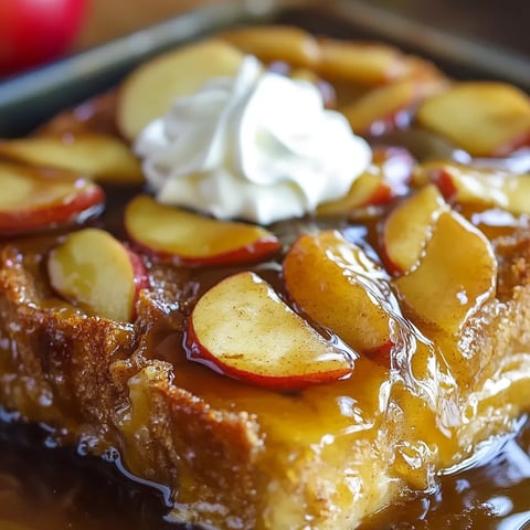 Pain perdu aux pommes caramélisées