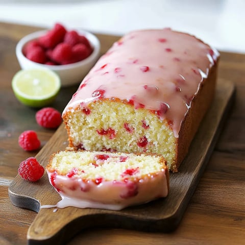 Gâteau moelleux citron framboise