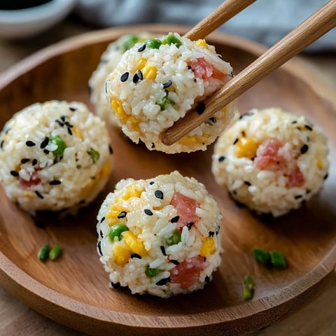 Boulettes croustillantes de riz spam