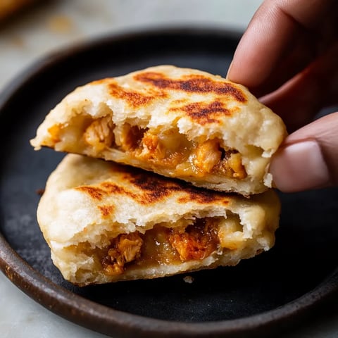 Pupusa farcie avec curtido