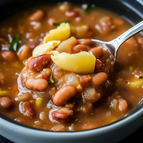Haricots traditionnels Tejano savoureux