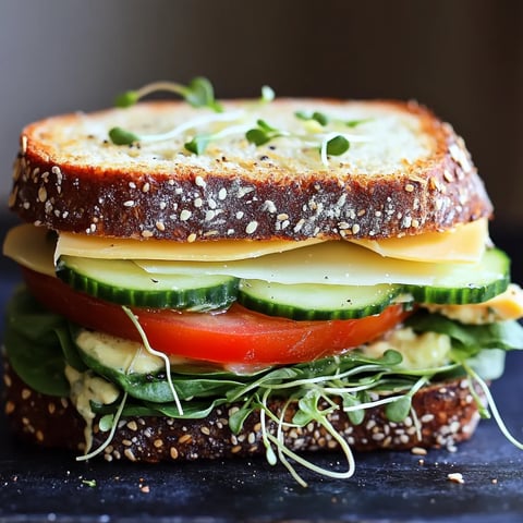 Sandwich végétarien aux légumes frais