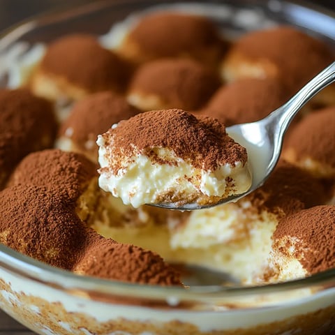 Tiramisu crémeux au mascarpone