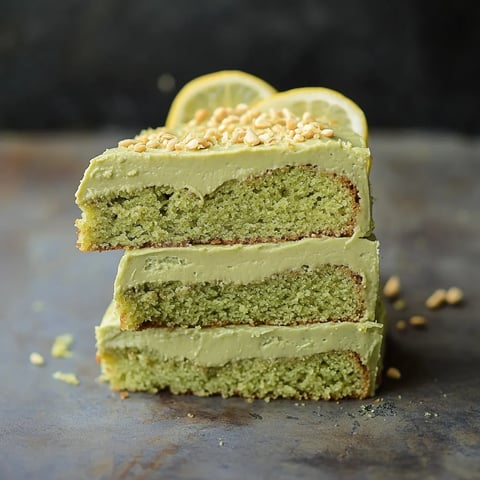 Cake avocat citron pétillant