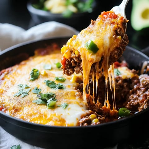 Casserole tamale de bœuf