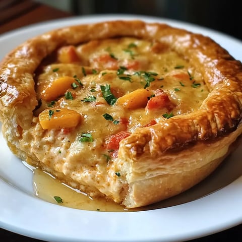 Cajun pot pie savoureux