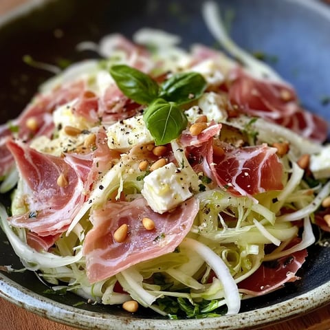 Salade de fenouil et jambon
