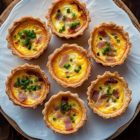 Mini quiches lorraines savoureuses