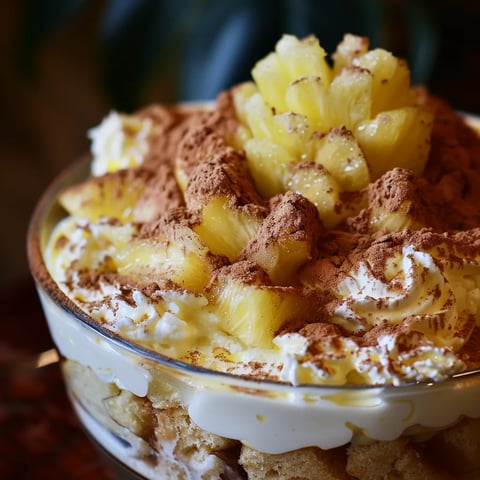 Tiramisu ananas et coco