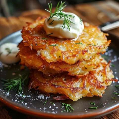 Kartoffelpuffer aux pommes de terre