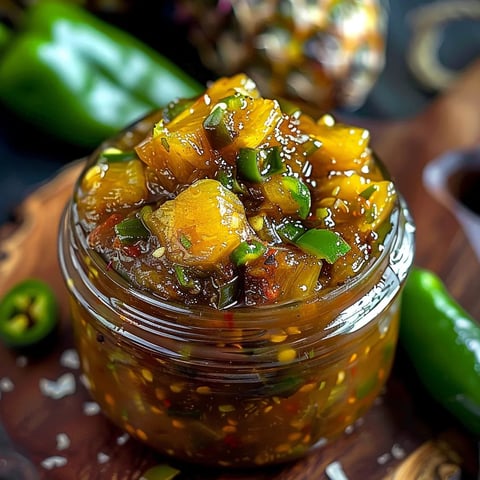 Chutney ananas jalapeño épicé