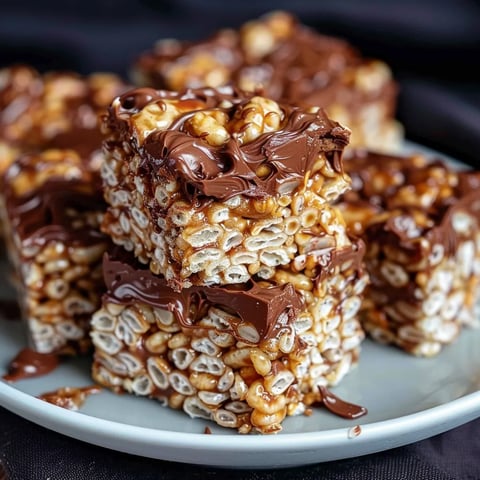 Carrés croustillants Nutella gourmands