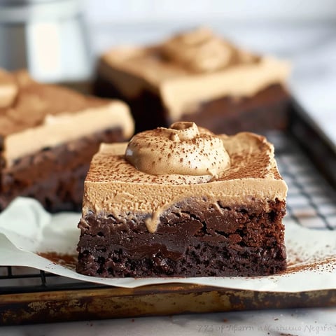 Brownies mocha et café latte