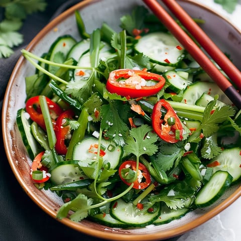 Tiger salad coriandre piment