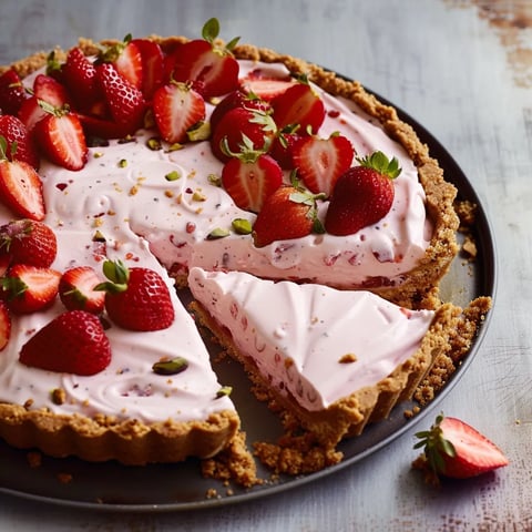 Délicieuse tarte mousse fraise