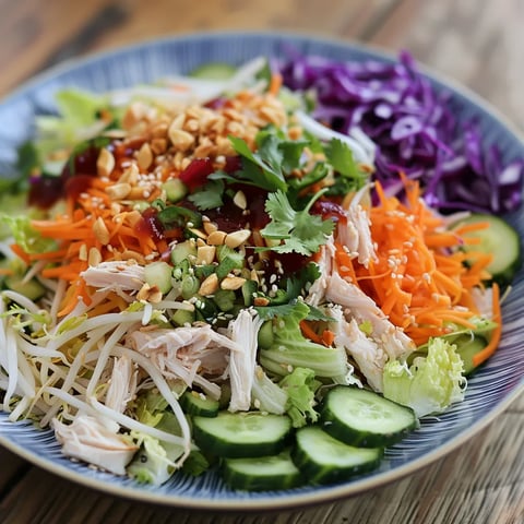 Salade asiatique façon printemps