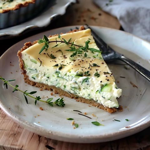 Cheesecake au thym courgette