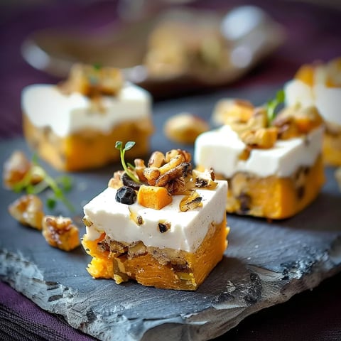 Brownie carotte chèvre noix
