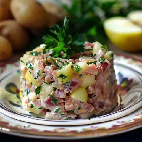 Tartare de harengs et pommes