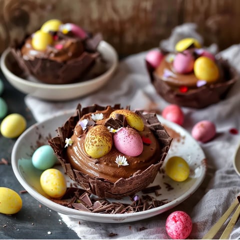 Nids de Pâques chocolat