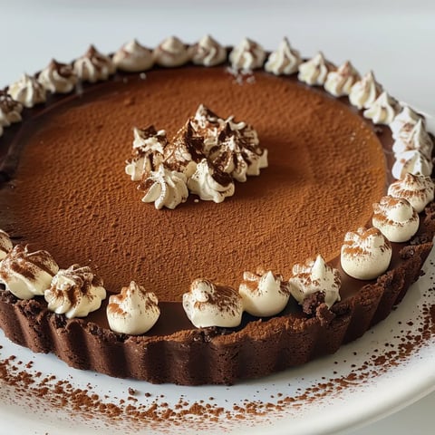 Torta crostata chocolat ricotta